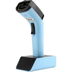 NETUM DS7500 Bluetooth Wireless 2D Barcode Scanner Automatic Hands-Free Barcode Reader with Charging Station and Built-in Memory, Fast and Precise Scanning, Transmissions up to 50 Metres