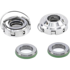 MIELEU Mechanical Shaft Seals FS-T05-20 Ersatz for Wolfram-Gleitringdichtung der Wasserpumpe, 20 mm oberer und unterer Dichtungssatz TC/TC/VIT for Pump Rotary Shaft Seals