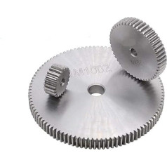 ZHENGGUIFANG ZGF-BR Track Gear 1 mod 12teeth - 26teeth Thickness 10mm Rough Bore Metal Gear Cylindrical Gear 45 Steel Positive Gear CNC Gear