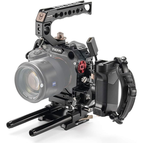 (Black) Tilta TA-T18-E-B Pro Kit Camera Cage for Sony Alpha 7S III / A7S III / A7S3 Camera Cage Tiltaing Rig Kit E