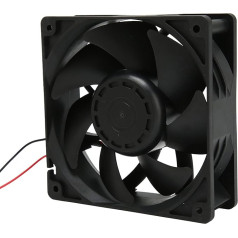 Bewinner 120 mm DC 24 V 0.4 A High Current Cooling Fan 2 Wire Brushless Cooler Fan, 3200 rpm 120 x 120 x 38 mm DC Exhaust Fan, Low Noise Mute Cooler Fan