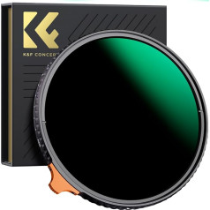 K&F Concept Nano X-Series Variable ND Filter ND3-ND1000 Neutral Density Filter 55 mm (1.5-10 Stops)