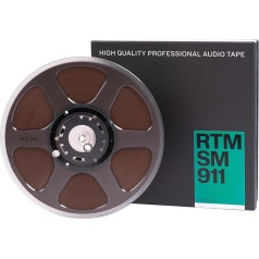 RTM Studio Master Recording SM 911 ¼ Inch - Magnetic Tape on Plastic Spool - 762 m - 10.5