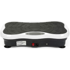 YJIIJY Platform for Vibration Plate with Bluetooth Speaker, USB according to EU Standard, Remote Control Function and Resistance Band