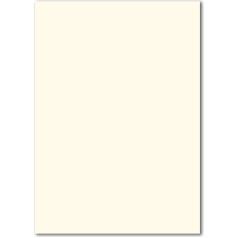 100 DIN A5 Single Cards Paper Sheets – Natural White – 240 g/m² – 14.8 x 21 cm – Craft Sheet Coloured Paper Photo Card Craft Paper Coloured Card – Colourful