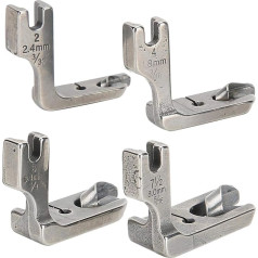 Qinlorgon Sewing Machine Presser Foot Stainless Steel Sewing Machine Accessories Sewing Foot for Folding Industrial Sewing Machines