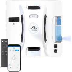 Sichler Haushaltsgeräte HOBOT-298 Professional Window Cleaning Robot with Spray Function, App Control (Hobot Window Cleaning Robot, Window Robot with Spray Function, Windscreen Wiper)