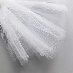 TFG 3M Long Mesh Veil Tutu Fabric 150cm Wide for Wedding Birthday Party Dressmaking Dancewear Bridal Decoration Crafts