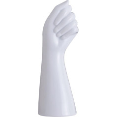 Small Flower Vase for Human Body White Ceramic Vase Hand Vase Modern Vase for Garden Home Living Room Decoration Table Art Statue Indoor Outdoor (White)