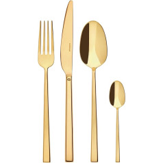 Rock Antique Cutlery 24-Piece Stainless Steel PVD Champagne [SP]