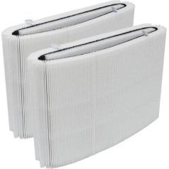 PUREBURG Replacement HEPA Filter Compatible with Blueair Blue Pure 411i Max and 411a Max Air Purifier F4MAX, H13 2-in-1 Stage Filtration, High Efficiency Activated Carbon Layer, Air Purifier, Pack of