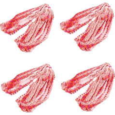 STOBOK 4 Rolls Tassel Lace Wedding Decoration Delicate Lace Trim Creative Tassel Trim Lace Trim DIY Trimming Embellishment Dress Delicate Polyester