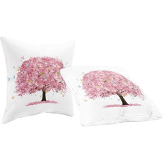 Super Lemon Blossom Tree Decorative Square Inspirational Cushion Cover 40x40cm Sofa Bedroom Chair House Warming Gift Moving Outdoor Autumn Day Gift