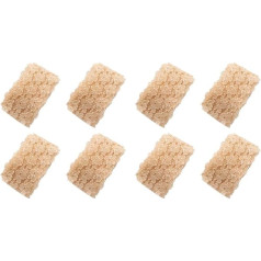 EXCEART 8 Rollen Spitzenbesatz Zum Nähen Hessisches Spitzenband Spitzenbesatz Aus Baumwolle Verzierungen Zum Basteln Weihnachtsbaumband Bastelspitzenband Blumenband Jute Braut Keine