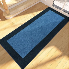 FCSDETAIL Dirt Trapper Mat Indoor 60 x 210 cm, Non-Slip Doormat, Washable Door Mat, Runner Rug for Dogs, Entrance, Kitchen & Hallway