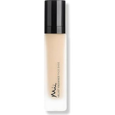 Mii Cosmetics | Satin Finish Velvet Radiance Face Base | Weightless Radiant Medium Coverage Liquid Foundation | Truly 01