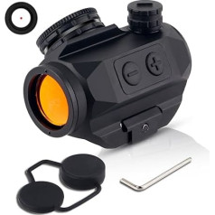 ToopMount Red Dot Visor 1 x 20mm 3 MOA Dot Fits 20mm 21mm Picatinny Mounting Rail
