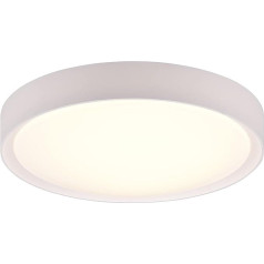 Trio Leuchten Clarimo 659011801 LED Ceiling Light White Plastic White Acrylic Shade 18 Watt LED