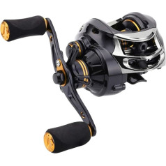 GMtes Lycan HG Bait Casting Fishing Reel 7.0: 1 12BB Magnetic Brake System 5 kg Drag Baitcasting Fishing Wheel Freshwater Fishing Device, Left Hand