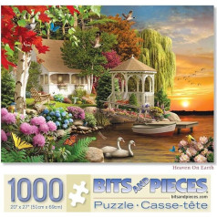 Bits and Pieces 1000 Pieces Jigsaws for Adults Heaven On Earth 1000 Pc Jigsaws by Artist Alan Giana