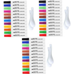 Toyvian 3 Sets Floating Pen Water Vapour Pen Floating Marker for Painting Water Floating Pen Watermark Pens Watercolour Pen Painting Child Water Pick Up Plastic Painting Pen