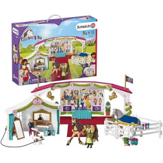 Schleich 42416 Horse Club Playset – Large Horse Farm with House and Stable, Toy for 5 Years and Up