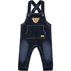 Steiff Baby girls' denim dungarees, leisure trousers