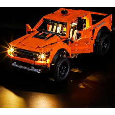 BRIKSMAX LED Lighting Set for Lego Technic Ford F-150 Raptor - Compatible with Lego 42126 Building Blocks Model - Without Lego Set