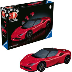 Ravensburger 3D Puzzle 11576 - Ferrari SF90 Stradale - The Iconic Super Sports Car from Maranello as a 3D Puzzle Car, Model Car