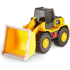 CatToysOfficial Caterpillar Wheel Loader 25 cm Construction Vehicle with Light & Sound, Yellow; Black