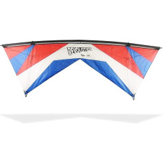 Revolution Kites Reflex Experience EXP R/W/B Stunt Kite Blue/White/Red