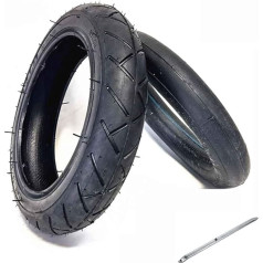 8 x 1.50 inch tires for 8 inch tires for stroller/trolley/electric scooter. Easy installation, thickened pneumatic inner and outer tyres with crowbar