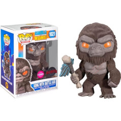 Godzilla vs. Kong - Kong With Battle Axe 1021 Special Edition Flocked - Funko Pop! - Vinyl Figure