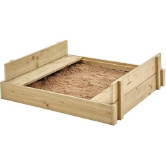 TP Wooden Lidded Sandpit