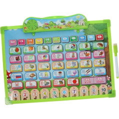 TOYANDONA 4 Stück Wandtafel zum Russischlernen Russisches Alphabet für Kinder Wand-Alphabet-Diagramm Poster mit russischem Alphabet Russische phonetische Wandtafel Spielzeug Buchstabenwand