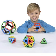 Polydron Magnetic Platonic Solids Set