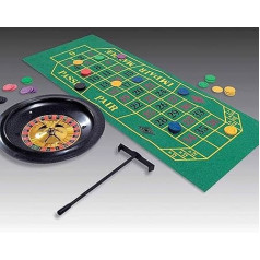 Casino Roulette Game Set - 10 Inch Complete Set for Casino Games, Perfect for Game Night or Party In, Leisure Table Games - Roulette Wheel Set for Home Casino Experience