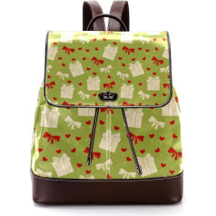 Personalised School Bags Book Bags for Teenagers Valentine's Day Love Bow Gifts Heart, Multicoloured, 27 x 12.3 x 32 cm, Backpack Backpacks, multicoloured