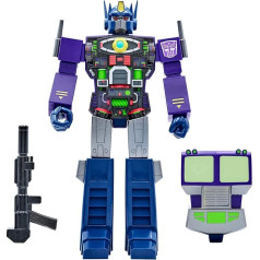 Super7 Transformers: Super Cyborg Optimus Prime Broken Glass Action Figure, Multi-Colour