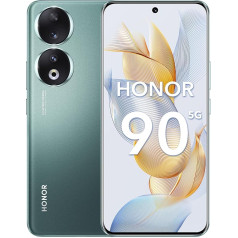 HONOR 90 5G Smartphone with 200MP Triple Camera, 12GB + 512GB, Android Mobile Phone 6.7 Inch AMOLED Display 120Hz, 5000mAh, Dual SIM & NFC - Green