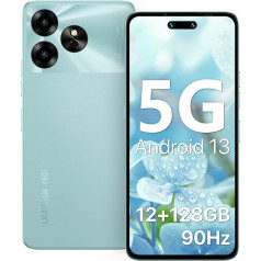 UMIDIGI G6 5G Mobile Phone Without Contract 2024, 6GB + 128GB/TF 1TB, Android 13 Smartphone Without Contract, 6.57 Inch 90Hz HD+, 50MP Camera 5000mAh, Dimensity 6100+ 5G Simlock-free Mobile Phones,