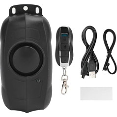 Anti-Theft Bicycle Motorcycle Alarm, 150DB Wireless Security Vibration Motion Sensor Alarm Bicycle Alarm with Remote Control, LY-C1, IP55 SOS Function