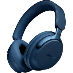 Bose QuietComfort Ultra Wireless Headphones with Noise Cancelling for Spatial Sound, Over-Ear Headphones with Microphone, Up to 24 Hours Battery Life, Headphones with Room Sound, Moon Blue Limited