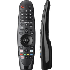 Magic Remote Universal for LG Smart TV with Pointer and Voice Function Replacement for L-G Remote Control MR19BA Magic Remote Control Compatible with All LG TV Models