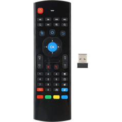 Remote Control, 2.4G Wireless Air Fly Mouse Infrared Remote Control with 6-Axis Gyroscope and G-sensor for Computer/TV/Projector/Game Console/HD Player