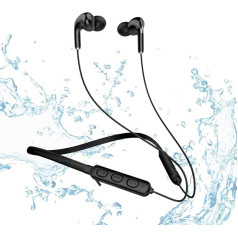 Wireless In-Ear Headphones, Bluetooth Earphones CVC 8.0 Noise Cancellation, Microphone and Volume Control, Bluetooth 5.0 Wireless Headphones, IPX7 Waterproof Sweat, 10 Hours Playtime for
