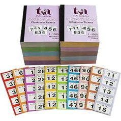 Bingo House 10 Bücher mit 1000 Tickets pro Buch, 10