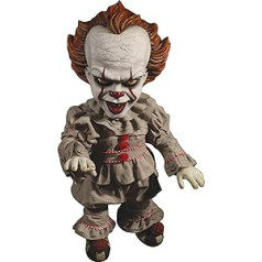 Mezco Pennywise (It 2017) Talking Doll, Orange, Red, White, One Size, OCT182306