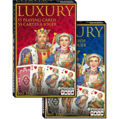 Piatnik Vienas kārtis grezns komplekts 55 kārtis