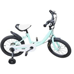 KEESUNG 16 Zoll Kinderfahrrad, Jungen Mädchen Kinder Fahrrad Höhenverstellbar Kinderfahrrad mit Abnehmbare Stützräder Radfahren, Kinder Lauflernrad für Jungen Mädchen Ab 5-8 Jahre
